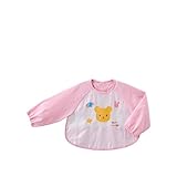 [ミキハウス] MIKIHOUSE 【ミキハウス(ベビー)】 くまちゃん・うさちゃんの袖つきエプロン 40-2978-846 ピンク