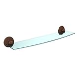 Allied Brass MC-33/24-ABZ 24' Beveled Glass Shelf Antique Bronze [並行輸入品]