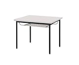 Tee 会議テーブル 幅75cmｘ奥行75cm 天板グレー 黒脚 BJ2-7575RA-MF 国内正規品