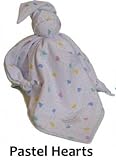 Snoedel NICU Newborn Preemie Baby Sleeping Bonding Aid Snuggle Blanket (Pastel Hearts) by Snoedel