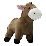 ぬいぐるみキーホルダー、ぬいぐるみペンダント,ぬいぐるみ漫画ペンダント人形 - 漫画の馬のイメージのぬいぐるみキーチェーン バックパック、バッグ、携帯電話、車のキー用