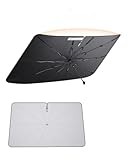 【GAFAT】 スズキ エブリイ/エブリイワゴン DA17V/DA17W型 2015年モデル~現行 エブリイワゴンda17w サンシェード 傘型 フロントガラス用 パラソル エブリィ da17v 車用サンシェード 曲がる中棒 カーシェード 強化10本骨 エブリィワゴン サンシェード フロント 日除け 折りたたみ 遮光 遮熱 UVカット 簡単取付 コンパクトシェード