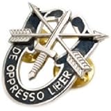 20 アメリカ陸軍 スペシャルフォース ベレークレスト バッジ 金属製 徽章 レプリカ 銀色