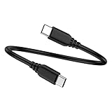 Vedfoad タイプc ケーブル 短い 60W 急速充電 0.3M usb c to c ケーブル iPhone16ケーブル 超高耐久 Type C 充電ケーブル データ転送 iphone15 充電ケーブル iPhone16 15シリーズ、Samsung Galaxy S25/S24、Google、Sonyその他Android Type-C機器対応（ブラック）