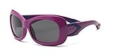 Real Kids Shades Breeze Flex Fit with Polycarbonate/Polarized Sunglasses (Lens 4 Plus, Purple/Navy) 