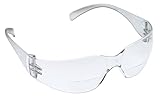 3M Virtua Reader Protective Eyewear, 11513-00000-20 Clear Anti-Fog Lens, Clear Temple, +1.5 Diopter 