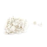 DealMuxプラスチックヘッドホームフロアプロテクター表椅子家具の足グライドネイルズ47pcs