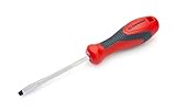 Crescent CSDS44V 1/4-Inch by 4-Inch Square Shaft Slotted Screwdriver, Red/Black [並行輸入品]