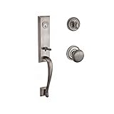 Baldwin SCDELXROUTRR152 Reserve Single Cylinder Handleset Del Mar x Round with Traditional Round Ros