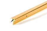 m-d建築製品69974 3 / 4インチby 7 / 8インチby 84-inch ws009 t-astragal withビニール挿入、brite-dipゴールド