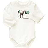 ジンボリー GYMBOREE/ ムースボディスーツ アイボリー ロンパース長袖 0～3ヶ月【並行輸入】