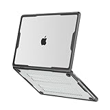 MOSISO 対応機種 MacBook Pro 13インチ ケース M2 2025-2016 A2338 M1 A2251 A2289 A2159 A1989 A1708 A1706、頑丈な耐衝撃 保護 プラスチック ハードシェルカバー、TPUバンパー付き(透明)