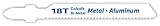 Century Drill and Tool 6236 Tang Shank Cobalt Bi-Metal Jig Saw Blade, 18T [並行輸入品]