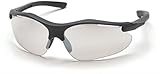 Pyramex Fortress Safety Glasses - Indoor/Outdoor Mirror Lens, Black Frame by Pyramex