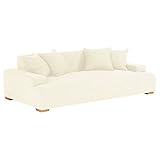 arne ソファ 3人掛け ローソファー 肘付き ファブリック 布張り Bunk 3P クッション 4個付 C1420 カレイド生地 ホワイト