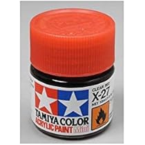 【中古】 タミヤカラー アクリル塗料（光沢） 81007 アクリル Xー7 レッド （模型用塗料） Amazon.co.jp: タミヤ アクリルミニ X-27 クリヤーレッド: ホビー