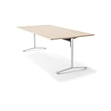 コクヨ   ミーティングテーブル DAYS OFFICE FLIP TOP XY-TFT211FSAAMC0 幅210×奥行100CM 天板ホワイ