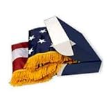Annin Flagmakers 21500 3 ft. x 5 ft. US Flag - Colonial Nylon-Glo Fringed