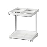 Belca ラップ ツールスタンド 調理台スタンド キッチンラック ラップ ツールホルダー キッチン収納 約幅15×奥行15×高さ18.2cm ホワイト HZ-WT