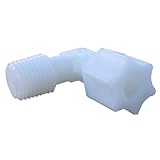 LASCO 19-5093 90-Degree Elbow Compression Fitting with 3/8-Inch OD and 1/4-Inch Male Pipe Thread, Ny