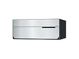 【KS-MB7102PY-C-S】　ナスタ　ポスト　W360×H150／前入後出／屋内タイプ　シリンダー錠　ステンレスヘアーライン