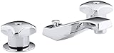KOHLER K-7437-2A-CP Triton Widespread Lavatory Faucet, Polished Chrome [並行輸入品]