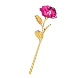 Kesoto 人工　美しい　ローズフラワー　ロマンチックな　バレンタイン　ギフト　全4色 - ローズレッド