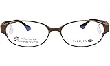 [ネオジン NEOJIN] NJ3008 ねおじん 鼻パッドなし 鼻あてなし 鼻バッドのない 跡のつかない メガネ 眼鏡 めがね (c.2 ブラウン)