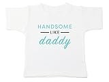 Starlight Baby Handsome Like Daddy Tee、100 %コットンシャツ カラー: ホワイト