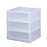 プラスト Photo 3段 幅51cm 収納ケース 写真パネル付