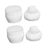 MUSISALY 2 セット ベビー パウダー ベビー タルカム パウダー パフ 幼児 パウダー パフ アフター お風呂 パウダー パフ 新生児 パウダー パフ キッズ パウダー パフ ぬいぐるみ