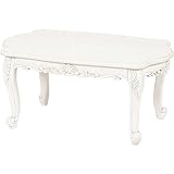 【ヴィオレッタ】テーブル（アンティークホワイト）猫足 アンティーク家具 hb3i-RT-1750AW