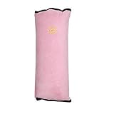 チャイルドシート小物 車用品 カー用品 子供用 シートベルトクッションまくら ジュニアシート 枕 パッド 車 シートカバー うたた寝クッション （ピンク）