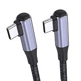 USB C ケーブル L字 2M 60W/3A PD急速充電 両端L字型 USB C to C 充電ケーブル 高耐久ナイロン編み MacBook Pro/Air、Galaxy S26、Pixel 9a、Aquos Wish 2、Xperia 5 IV等Type C対応
