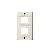 STEEL Switch plate スチールスイッチプレート (バター, 2穴)