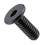 Entaniya ミリネジ 黒ステンレス 六角穴付き極低頭ネジ M4-0.7 (5本入り) 【MULCBS-M4-0.7】 (10mm)