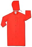MCR Safety 241CL 49-Inch Classic Plus PVC/Polyester Corduroy Collar Coat with Detachable Hood and Ca