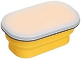 Lexington SNABXS-YEL-129C Small Silicone Collapsible Snack Box - Yellow by Lexington