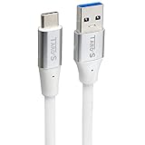 TARO'S USB TYPE-Cケーブル TYPE-C to TYPE-A 急速充電 データ転送 USB3.1 Gen1 5Gbps 3A 60W 1M ホワイト CBC31-AC-1M タローズ