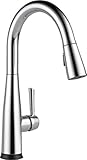 Delta Faucet 9113T-DST Essa Single Handle Pull-Down Kitchen Faucet with Touch2O Technology and Magne