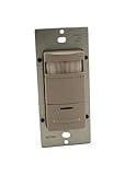 Leviton ODS15-IDG Decora Passive Infrared Wall Switch Occupancy Sensor, 180 Degree, 2100 sq. ft. Cov