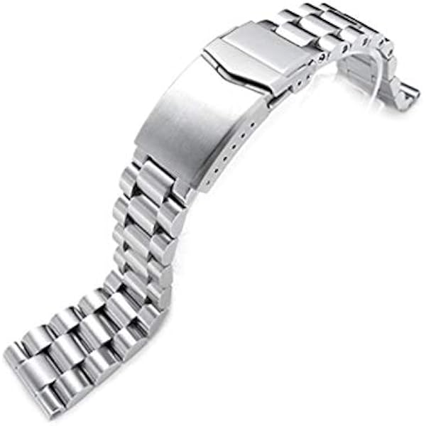 Amazon.co.jp: [MiLTAT] 22mm メタル時計バンド ステンレススチール