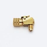 イチネンタスコ(旧:タスコジャパン):1/4ストップバルブ付ワンタッチコネクタ(エルボータイプ) 型式:TA220JB-2