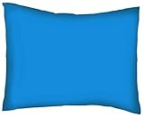 SheetWorld Crib / Toddler Percale Baby Pillow Case - Baby Pillow Case - Turquoise Jersey Knit - Made