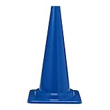 （ お徳用 25個セット）サンコー 三角コーン(パイロン/カットコーンM) φ50 軽量 ブルー(青) 三甲