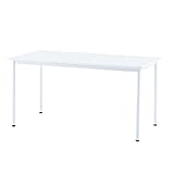 シンプルデスク ホワイト W140×D70cm【ストア･エキスプレス】