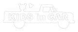 Sticker Shop Haru KIDS ＩＮ CAR ステッカー アメリカンな車と小熊 20cm ホワイト