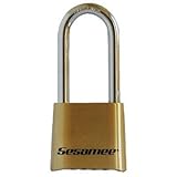 CCL 197-K437 Sesamee Keyless Padlocks, Corbin, 5/16" Diameter, 2 1/4" Length x 1" Width, Brass [並行輸入