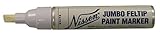 Nissen FPWHJ Jumbo Feltip Paint Marker, White by Nissen