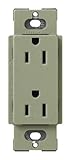 Lutron SCR-15-GB Satin Colors 15A Electrical Socket Duplex Receptacle, Greenbriar by Lutron [並行輸入品]